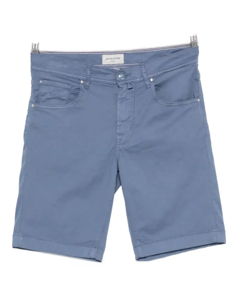 Jacob Cohën Nicolas logo-patch shorts - Blau Blau