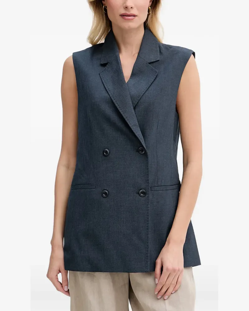 Mos Mosh Doppelreihiger MMPhiline Roy Blazer - Blau Blau