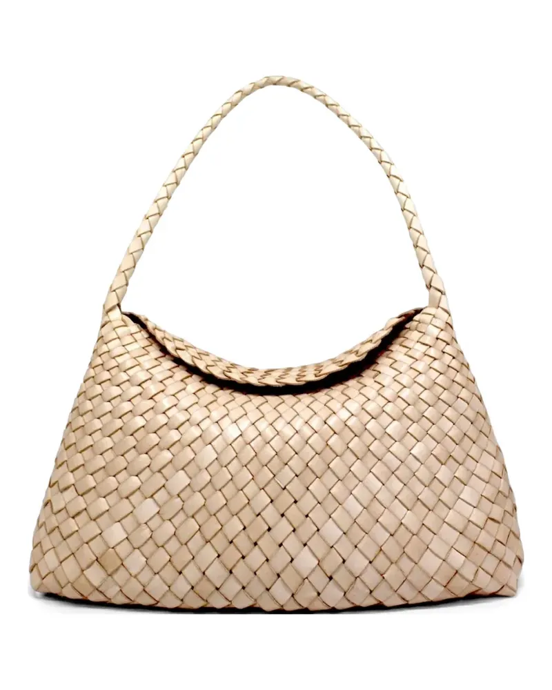 Dragon Diffusion Geflochtene Santa Maria Schultertasche - Nude Nude