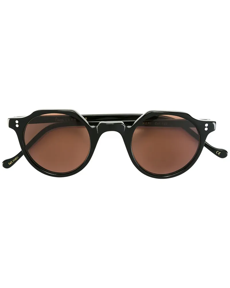 Lesca Heri' Sonnenbrille - Schwarz Schwarz