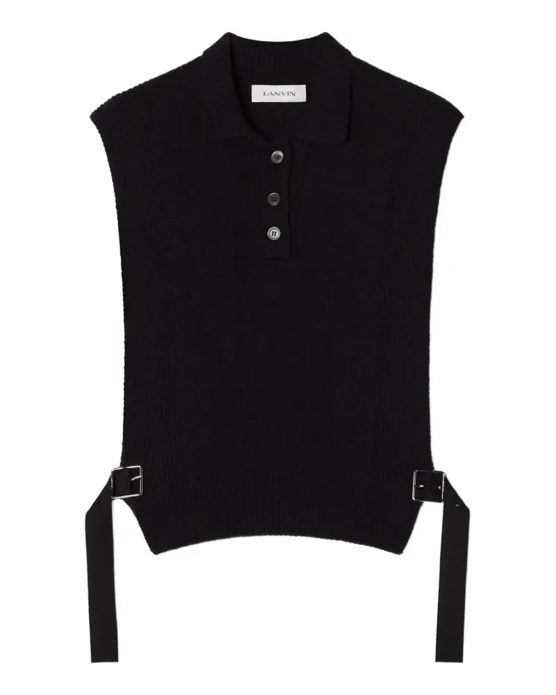 Lanvin Pullunder mit seitlicher Schnalle - Blau Blau