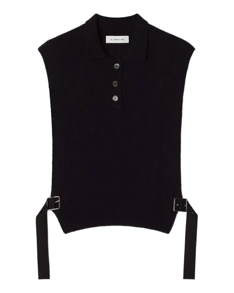 Lanvin Pullunder mit seitlicher Schnalle - Blau Blau