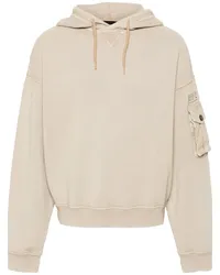 Dsquared2 Hoodie mit Logo-Print Nude