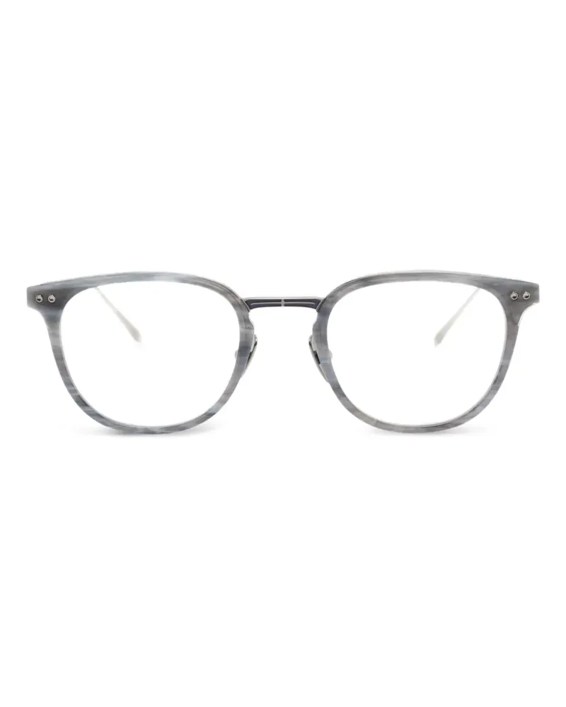 Leisure Society Brille mit rundem Gestell - Silber Silber