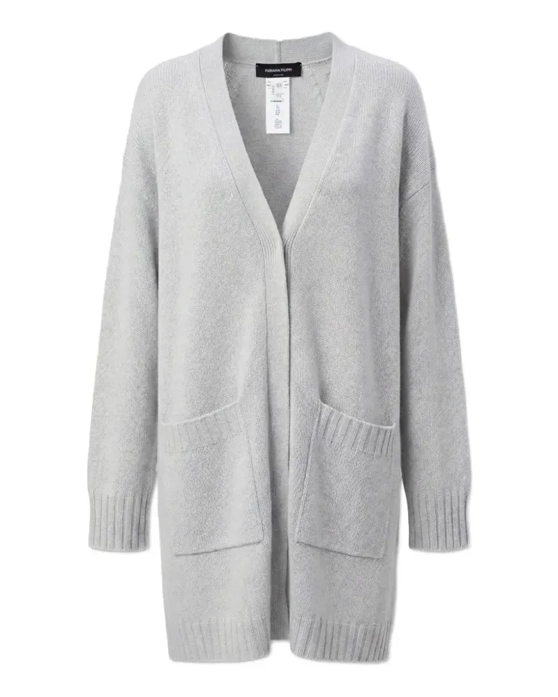 Fabiana Filippi patch-pockets cardigan - Grau Grau