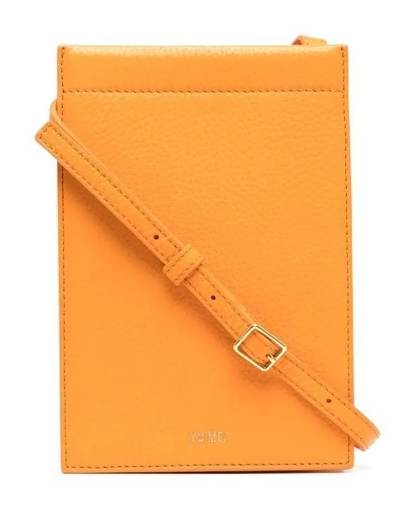 YU MEI Mini-Tasche mit Logo-Prägung Orange