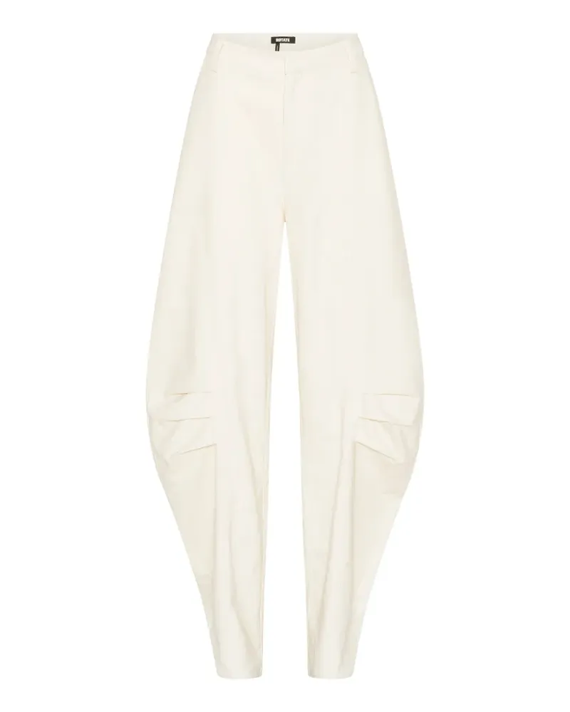 ROTATE Birger Christensen Tapered-Hose aus Creme - Nude Nude