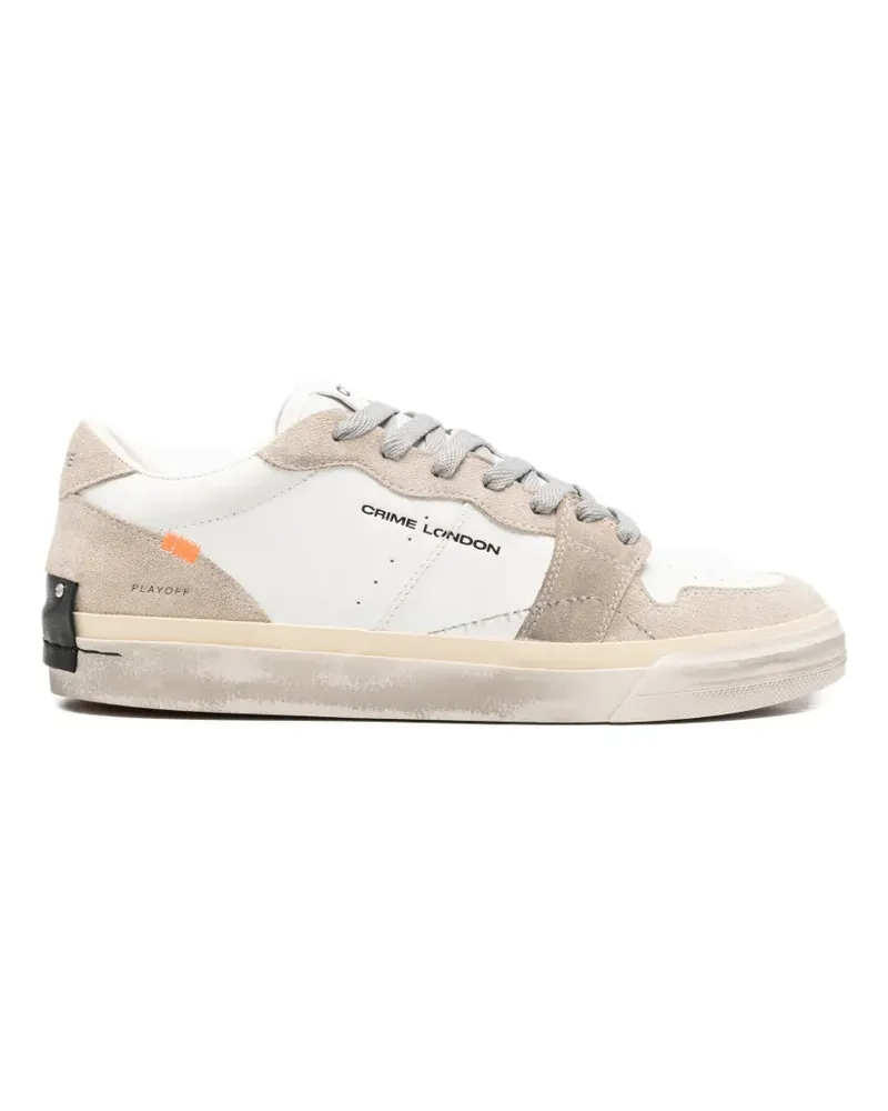 Crime panelled sneakers - Weiß Weiß