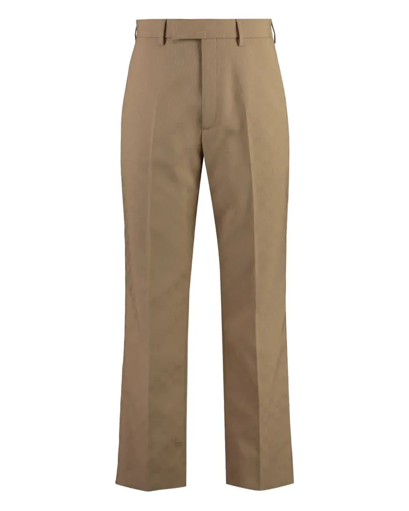 Gucci Jacquard-Hose mit GG - Braun Braun