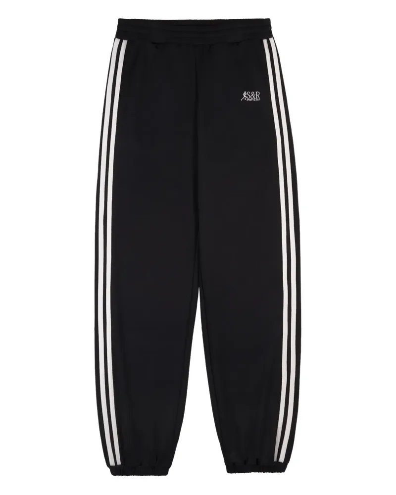 SPORTY & RICH Runner 90s Elio Jogginghose - Schwarz Schwarz