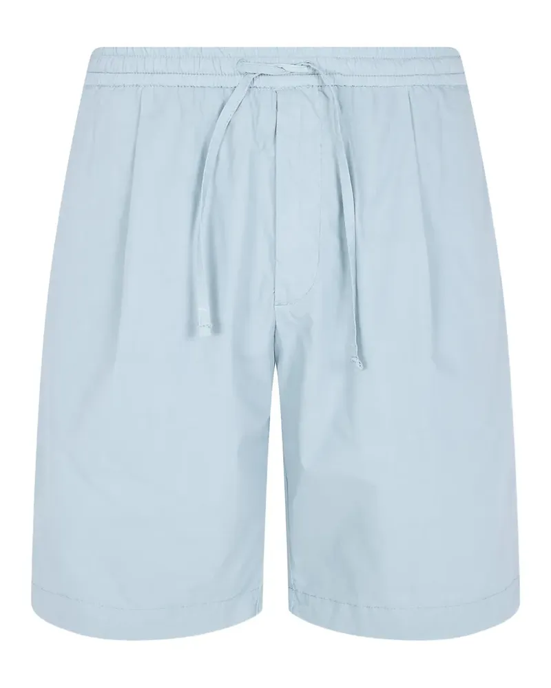 MICHAEL COAL drawstring pleated track shorts - Blau Blau