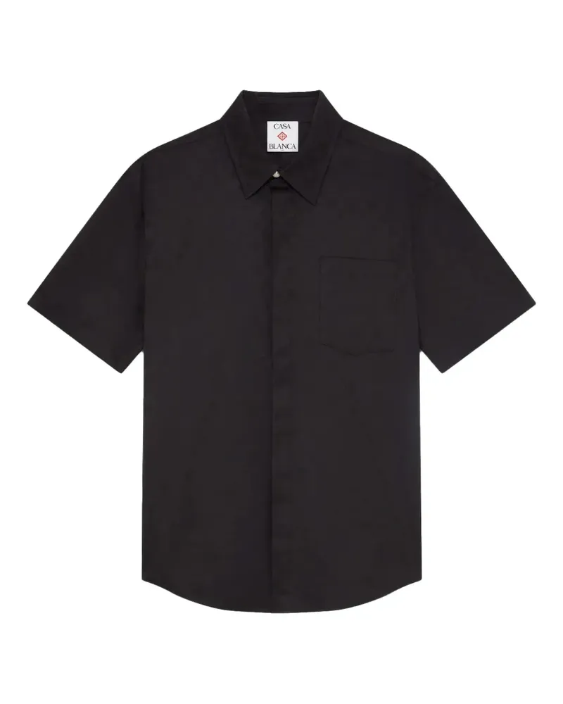 Casablanca Paris short-sleeve shirt - Schwarz Schwarz