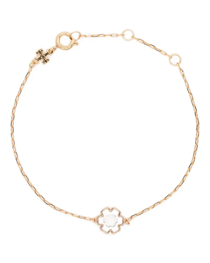 Tory Burch Forget Me Not Hex Armband - Gold Gold