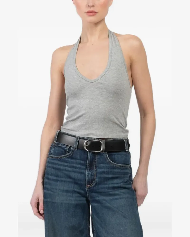 Nili Lotan Britt halter-neck top - Grau Grau