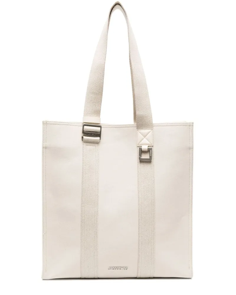 Jacquemus Le Cabas Cuerda Canvas-Shopper - Nude Nude