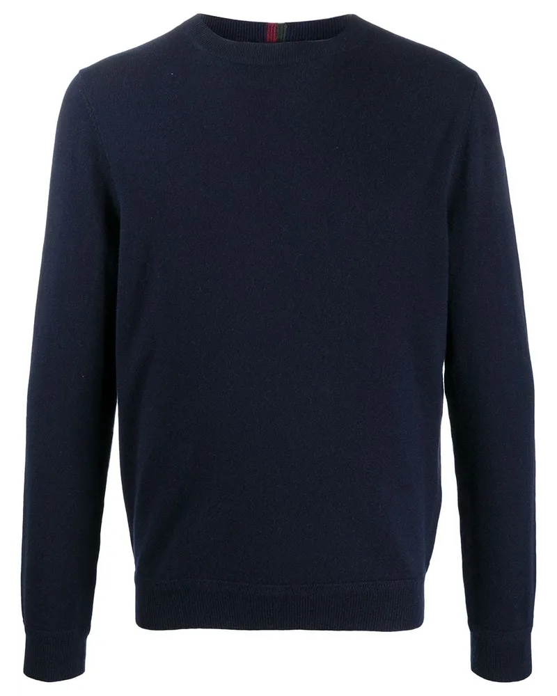 Gucci Kaschmirpullover mit rundem Ausschnitt Blau