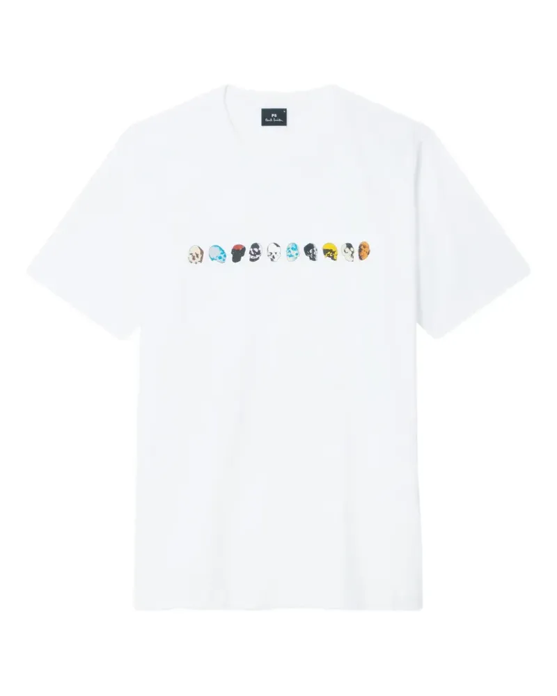 Paul Smith mini skulls T-shirt - Weiß Weiß