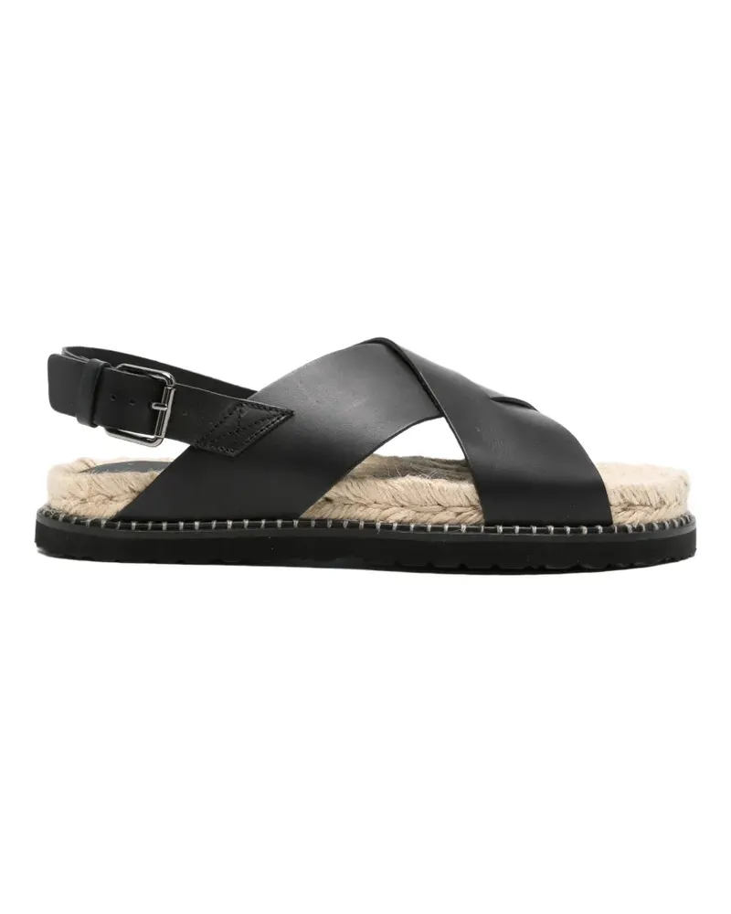 Castañer Tiago/261 crossover leather sandals - Schwarz Schwarz