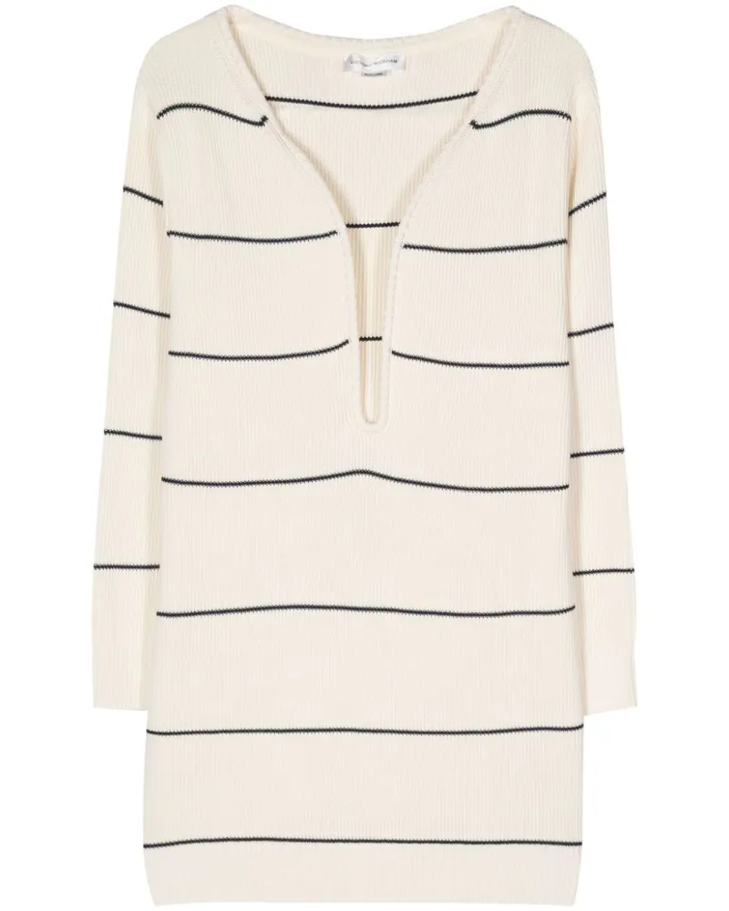 Victoria Beckham Gestricktes Minikleid - Nude Nude