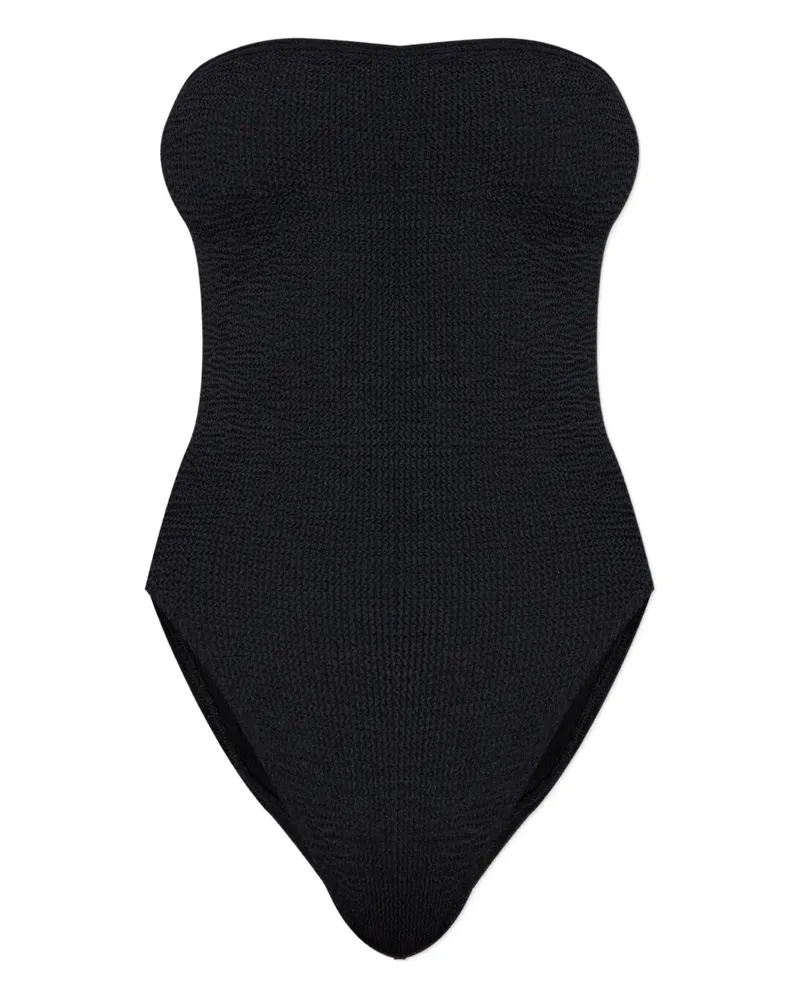 bond-eye Trägerloser Badeanzug - Schwarz Schwarz