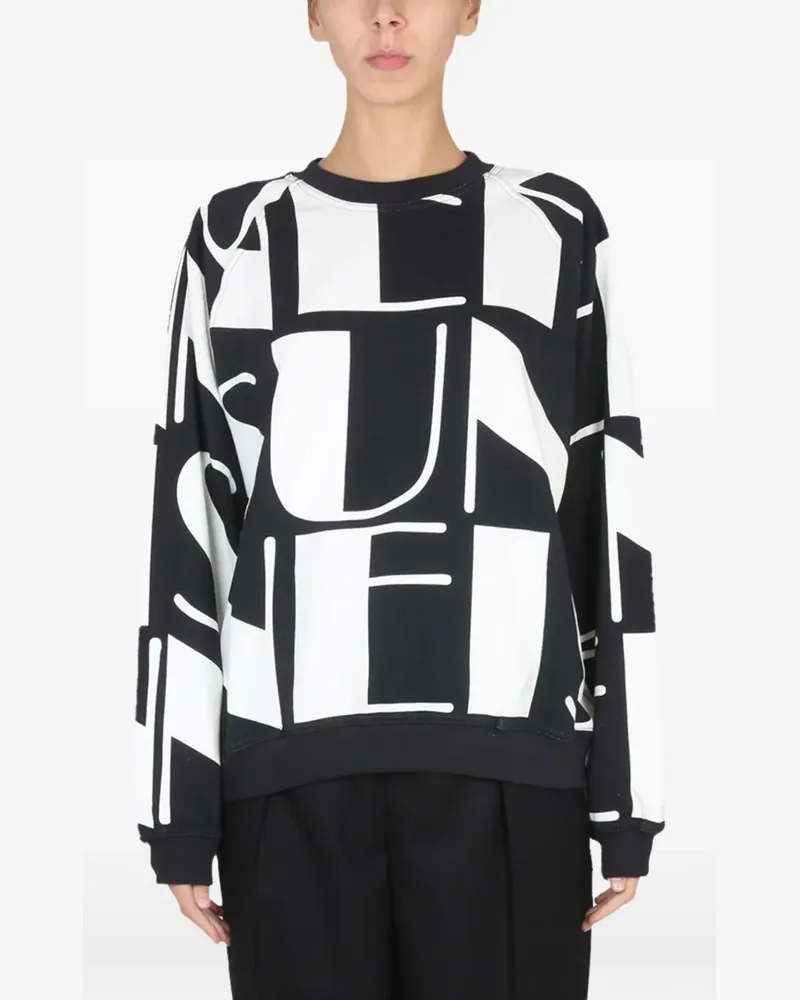 SUNNEI logo-print sweatshirt - Schwarz Schwarz