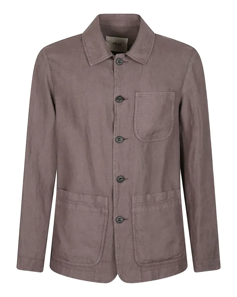 Altea Hemdjacke mit aufgesetzter Tasche - Braun Braun