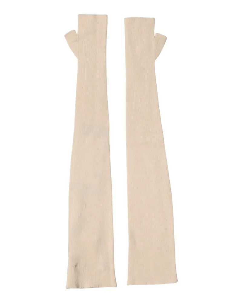 Dolce & Gabbana Lange Handschuhe - Nude Nude