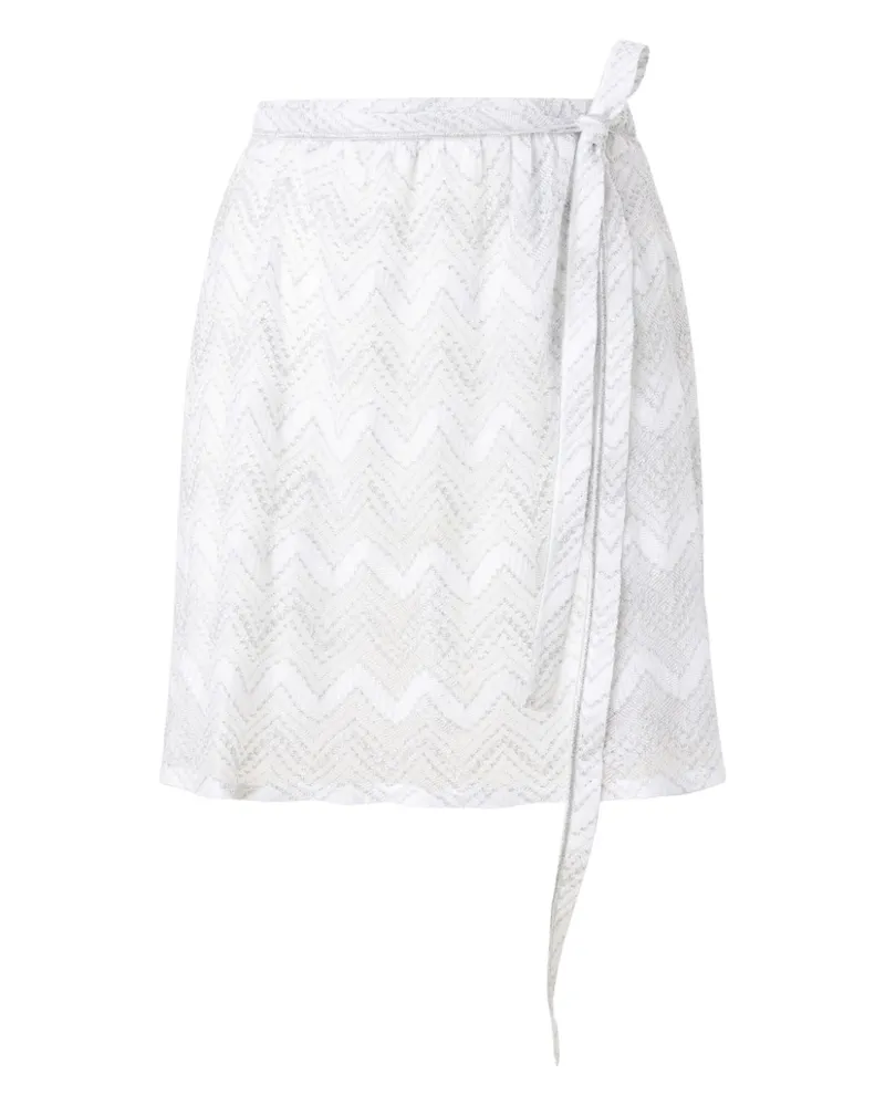 Missoni Kaftan mit Zickzackmuster - Weiß Weiß