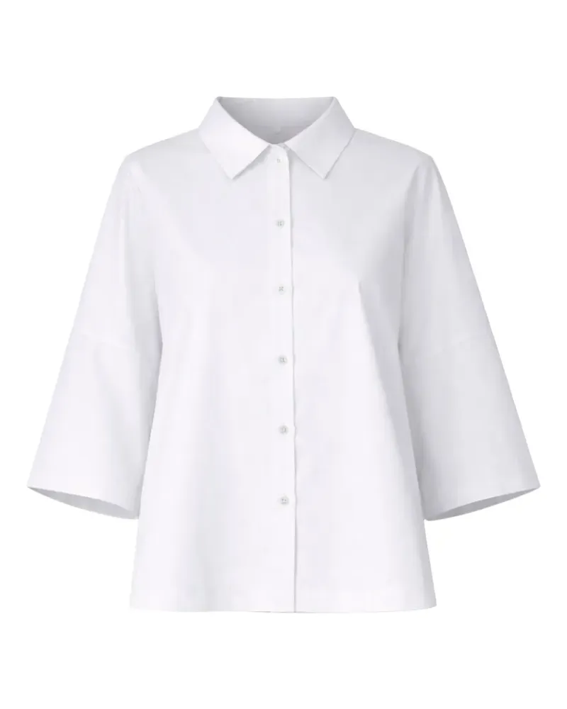 Liviana Conti Flora flared-sleeve shirt - Weiß Weiß