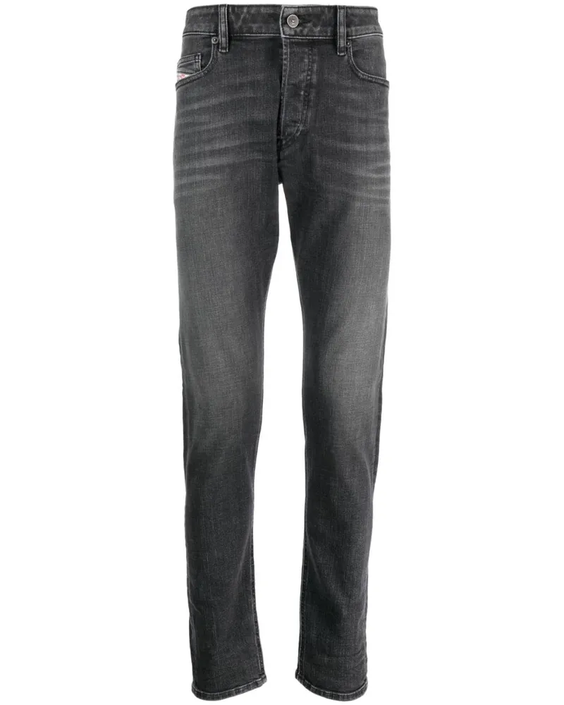 Diesel D-Lustre Jeans mit Stone-Wash-Effekt - Grau Grau