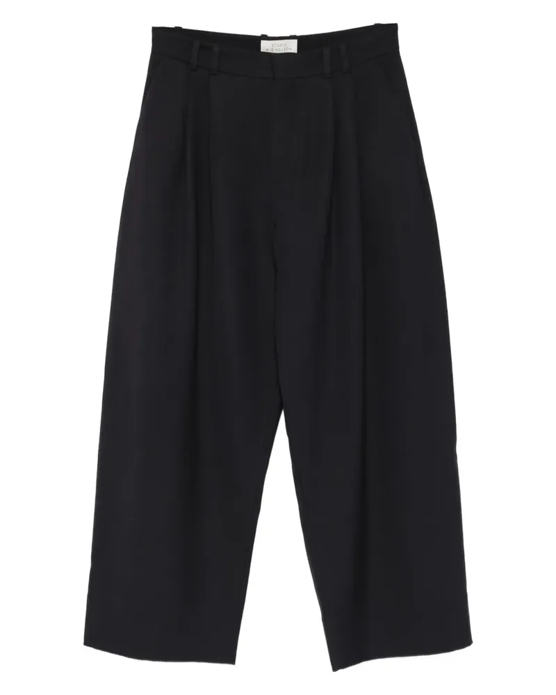 Studio Nicholson Plissierte Hose - Blau Blau