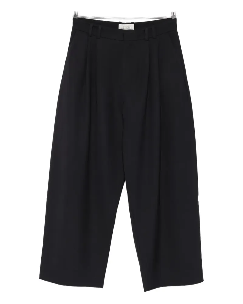 Studio Nicholson pleated trousers - Blau Blau