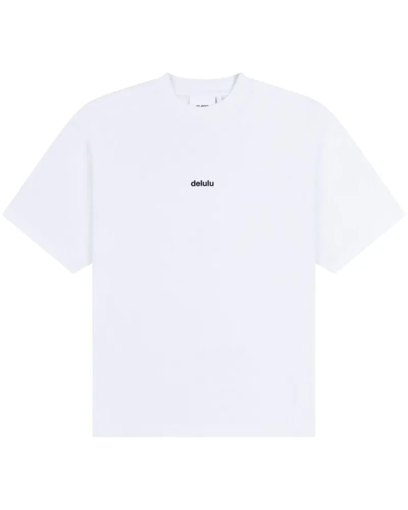 Axel Arigato Delulu T-Shirt im Distressed-Look - Weiß Weiß
