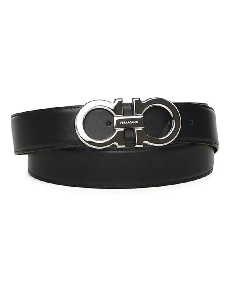 Ferragamo Gürtel mit Logo-Schnalle - Schwarz Schwarz