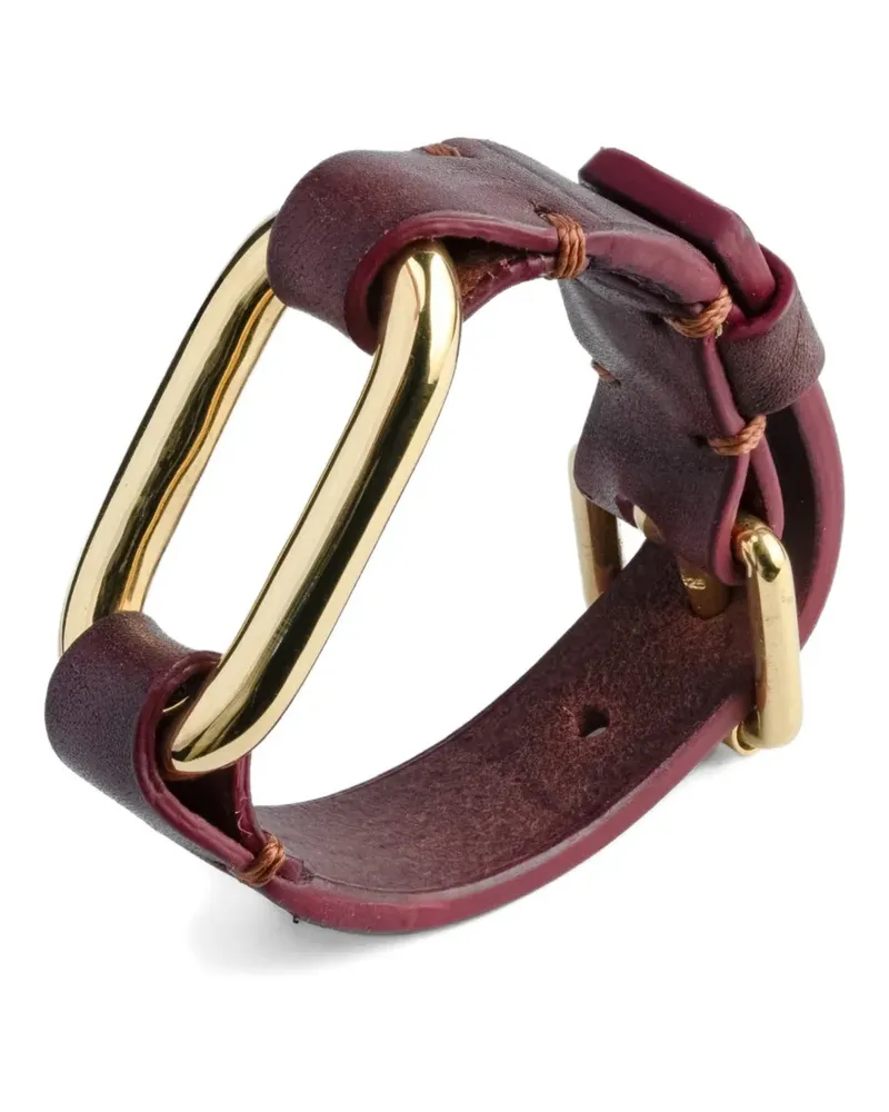 Parts Of Four Link Gauntlet buckle-fastening leather bracelet - Rot Rot