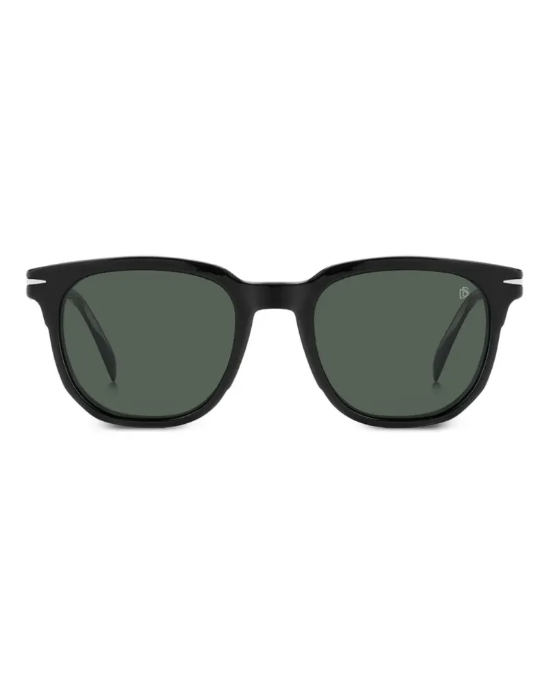 EYEWEAR by DAVID BECKHAM clip-on square-frame sunglasses - Braun Braun