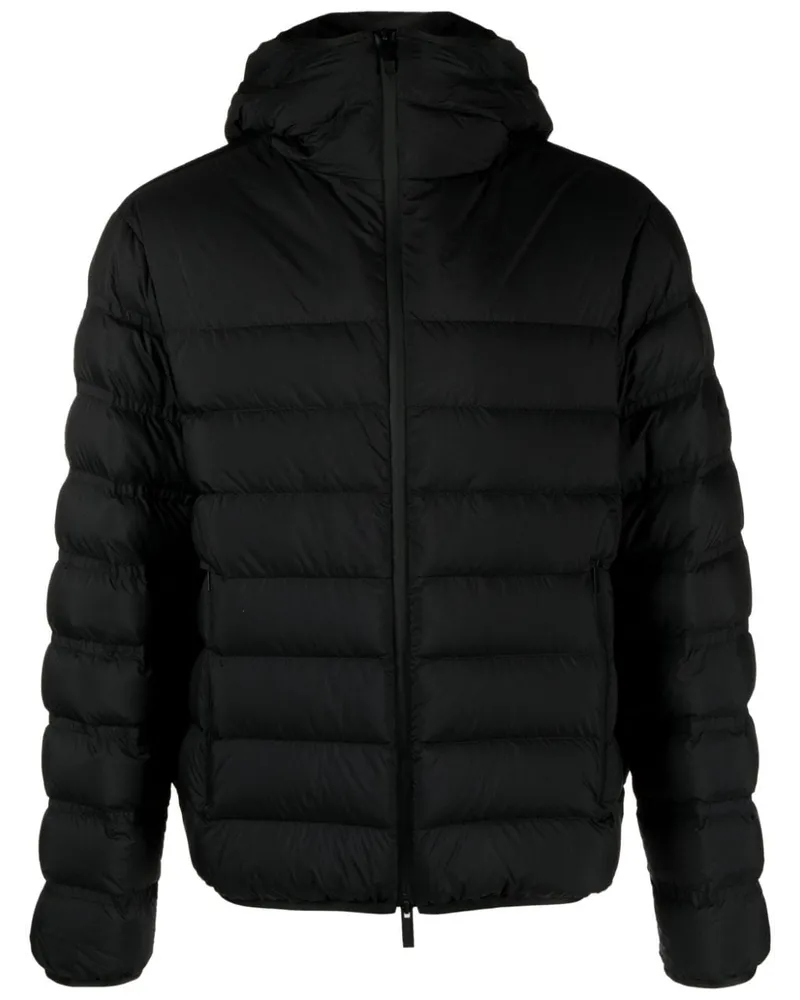 Moncler Gesteppte Arroux Kapuzenjacke - Schwarz Schwarz