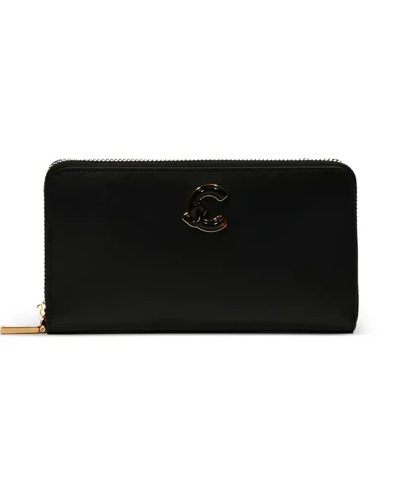 Coccinelle C-Me grained-leather wallet - Schwarz Schwarz