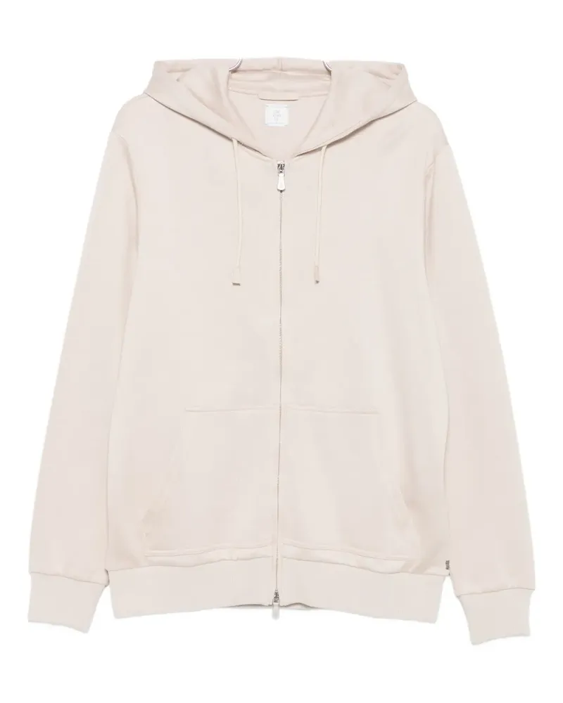 Eleventy zip-up hoodie - Nude Nude