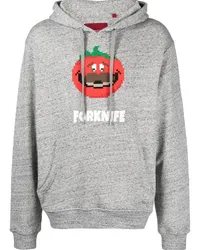 Mostly Heard Rarely Seen Forknife Hoodie Grau