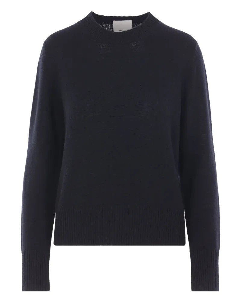 ALLUDE Gerippter Kaschmirpullover - Schwarz Schwarz
