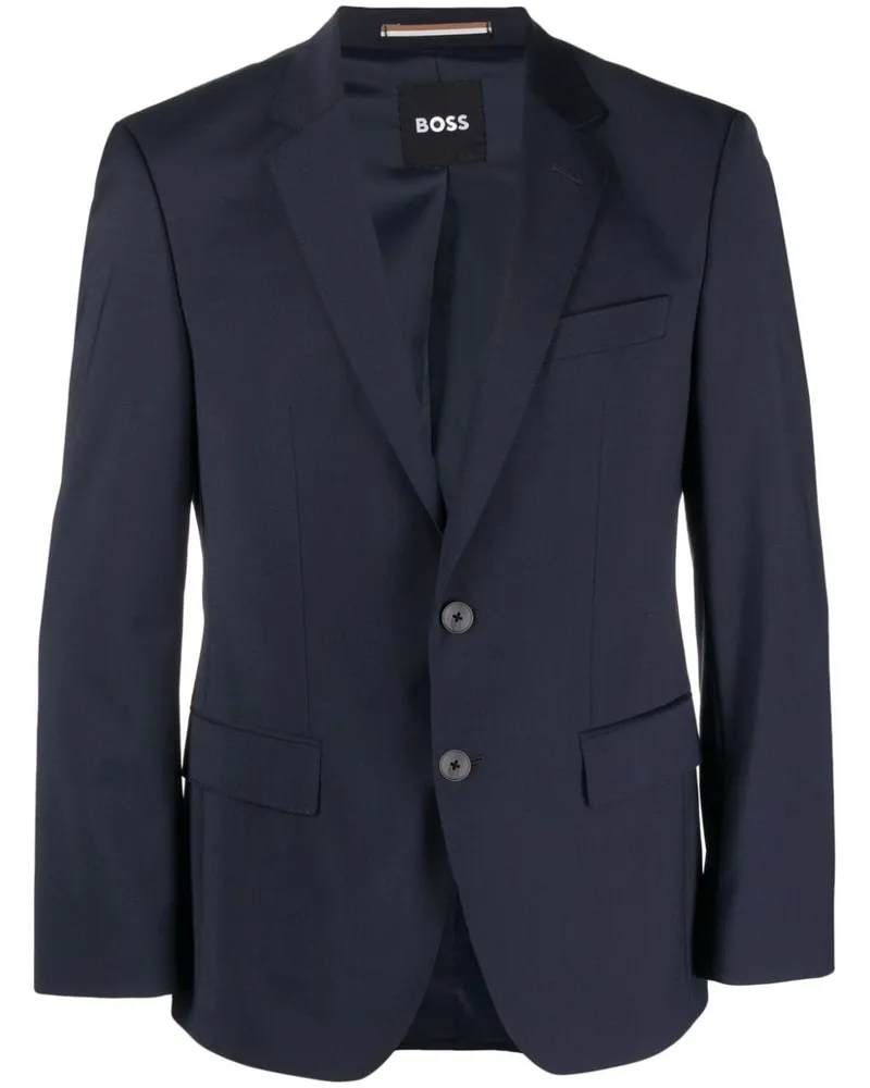 HUGO BOSS Einreihiges Sakko - Blau Blau