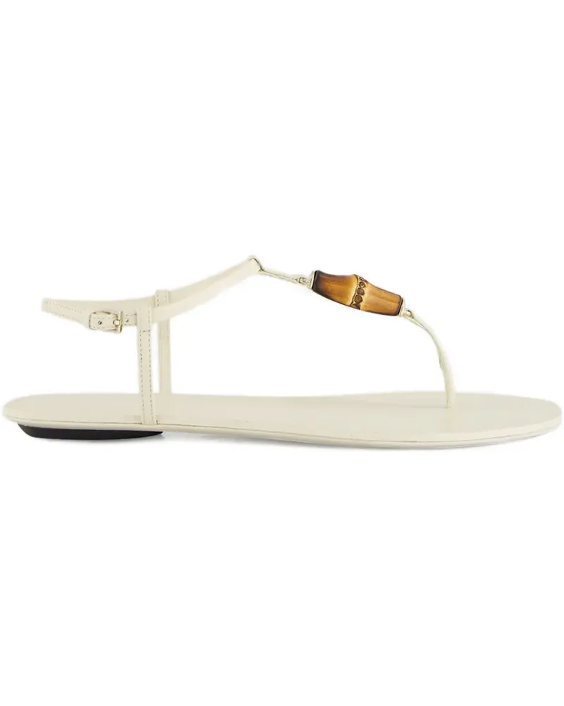 Gucci Sandalen mit Bambusdetail - Weiß Weiß