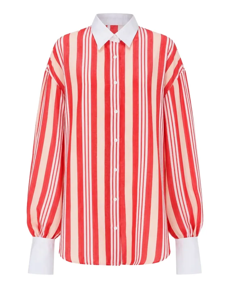 Ermanno Scervino Gestreiftes Hemd - Rot Rot