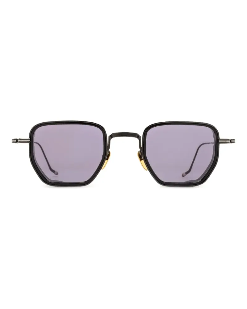 Jacques Marie Mage Atkins Sonnenbrille mit geometrischem Gestell - Schwarz Schwarz