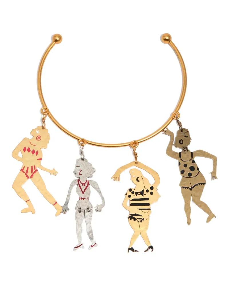 BIMBA Y LOLA Halskette mit Figuranhänger - Gold Gold