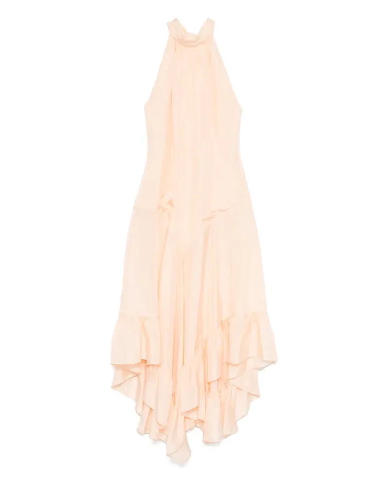 Philosophy Di Lorenzo Serafini Maxikleid aus Seide - Rosa Rosa