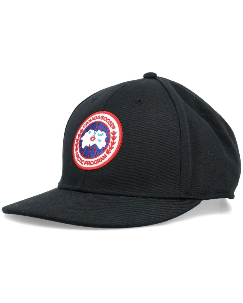 Canada Goose Arctic Baseballkappe mit Logo-Patch Schwarz