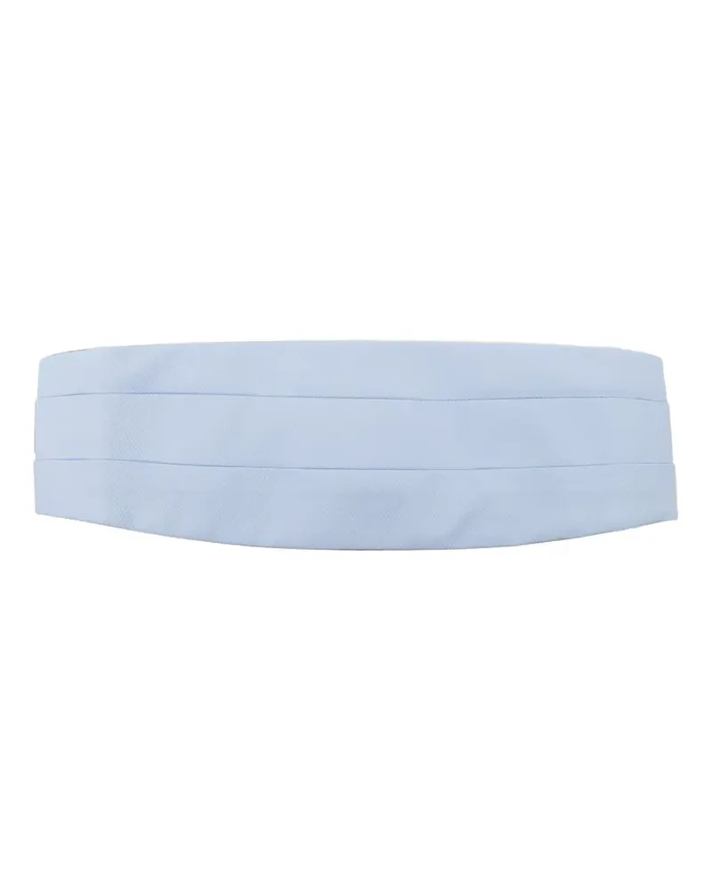 Tom Ford Kummerbund aus Seidensatin - Blau Blau
