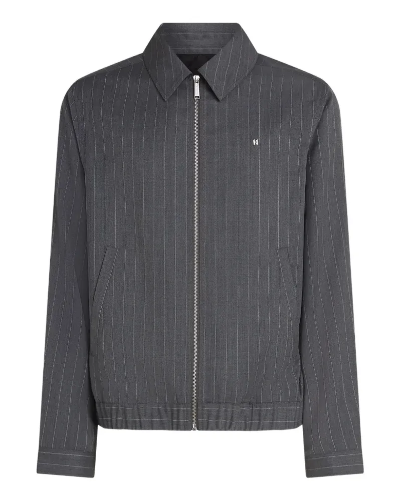 Karl Lagerfeld Hemdjacke mit Nadelstreifen - Grau Grau